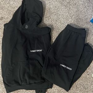 Lonely Ghost hoodie and sweats